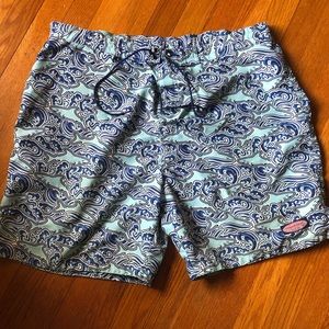 2/$30 Vineyard Vines Swim trunks, sharks and waves